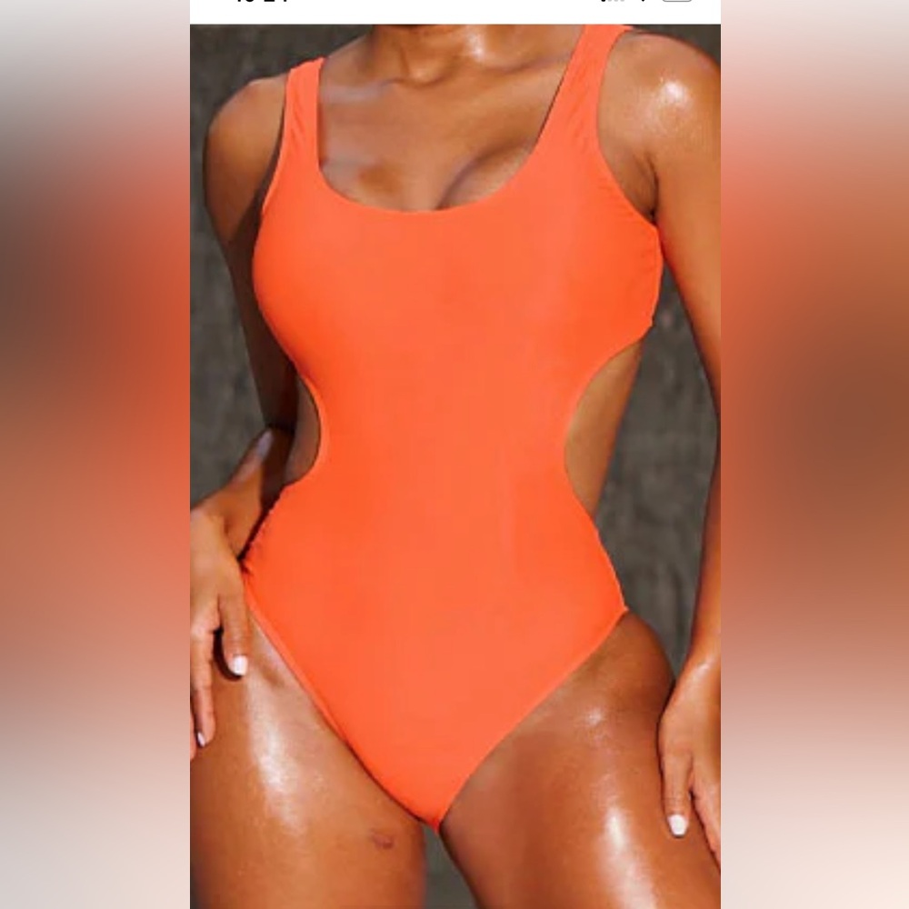 2 Icon swimsuits 🧡💜!Orange worn 1 time purple not worn. Selling together only.